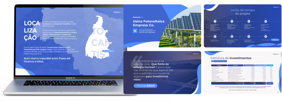 Apresentação Comercial Usina